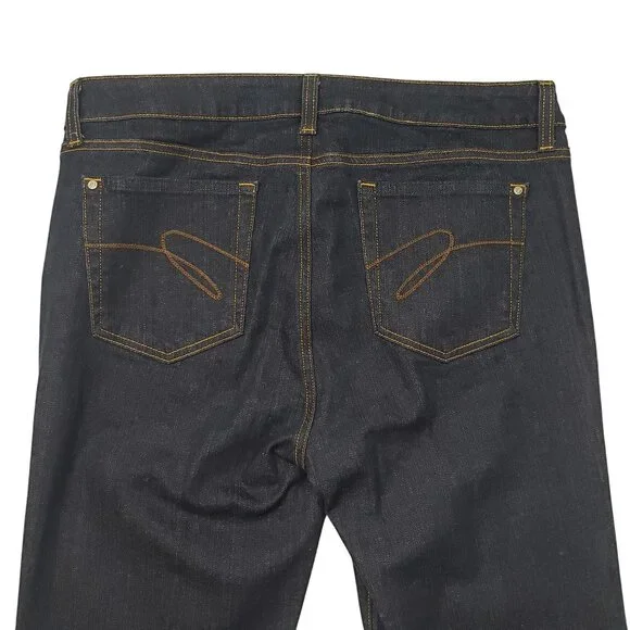 Miraclebody Jeans Women's Size 16 Mystic Blue Dark Wash Denim Slimming Stretch - Picture 13 of 16